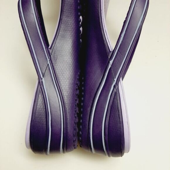 DETAILS Wedge Light Sandals Purple Thong Flip Flops Slip On Sz 9 | Eur 40 - Picture 13 of 16